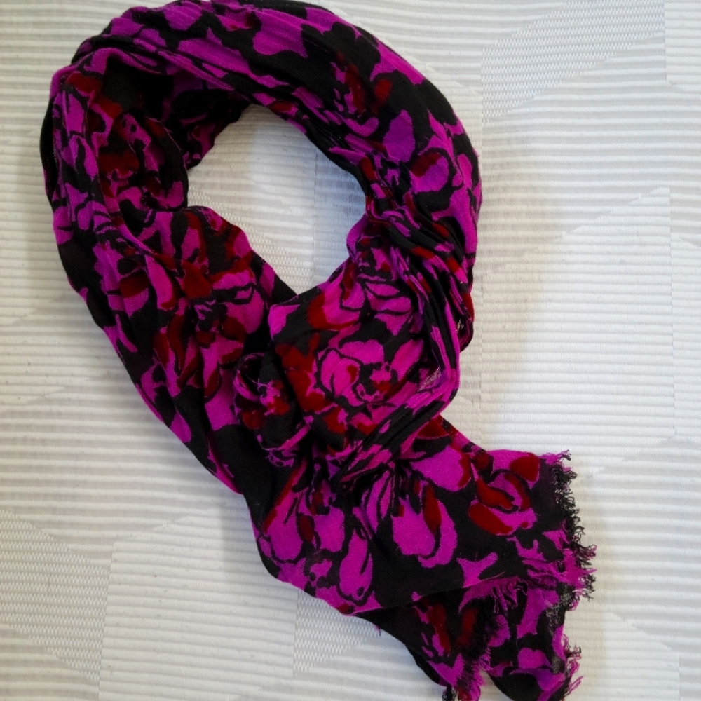 Gorgeous purple and black scarf